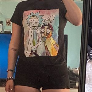 Rick and Morty Tie Dye Graphic T